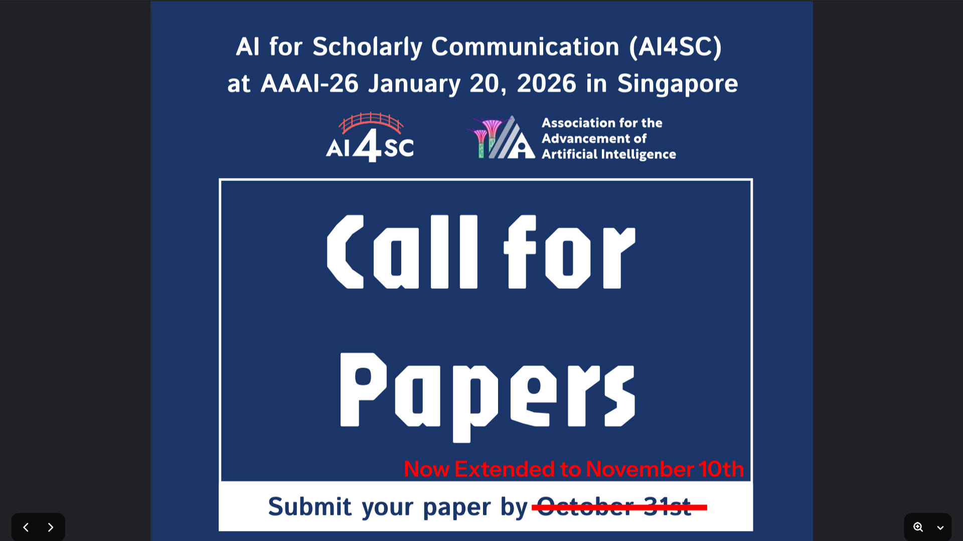 AI4SC 2026 CfP extended