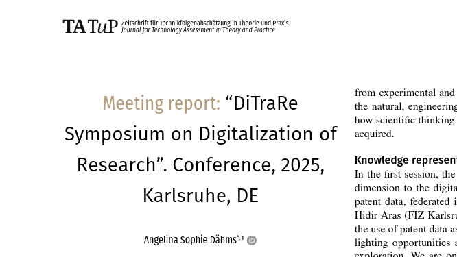 Symposium 2025 report Angelina Daehms