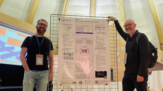 Team at OSFair in Geneva 2025